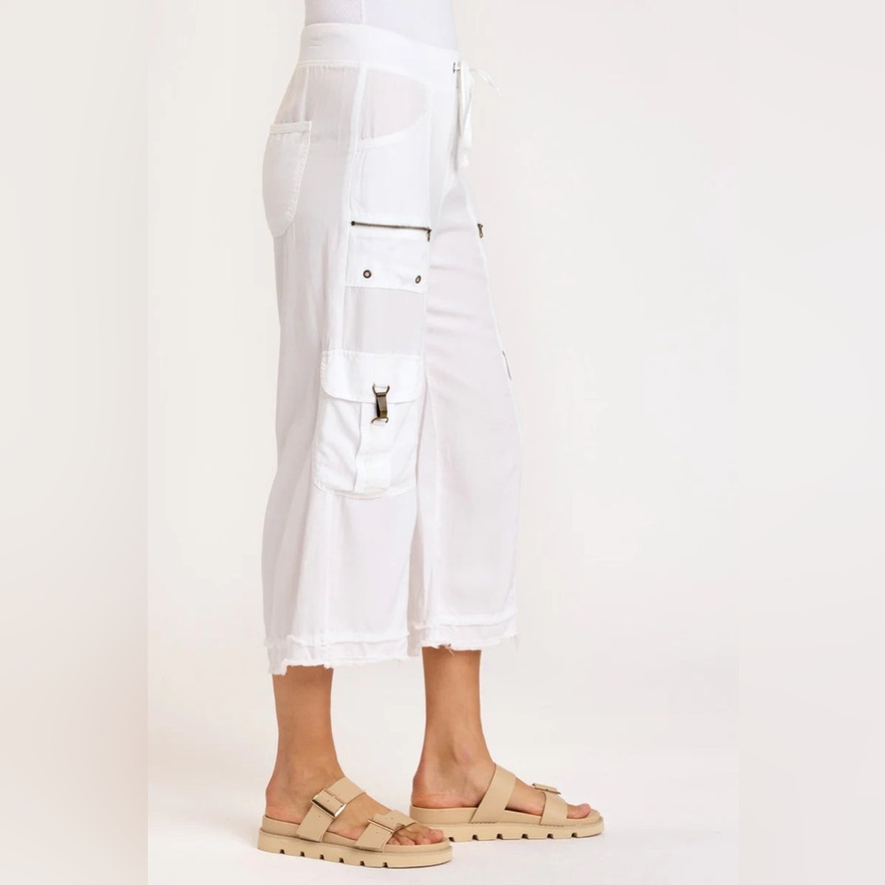 NWT XCVI Birk Gaucho Pant - White